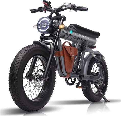 Amazon.com : SMARTRAVEL Electric Bicycle 32MPH Electric Bike with 1200W ...