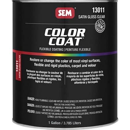 Sem Color Coat Flexible Coating Mixing System, 1 gallon Can, Satin ...