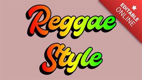 Reggae Font 的图像结果