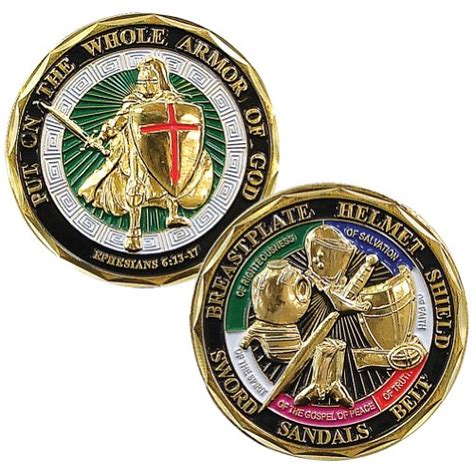 Buy Colorized Armor of God Coin Ephesians Online at desertcartINDIA