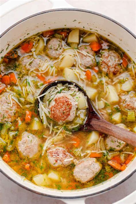Cozy Turkey Meatball Soup with Noodles