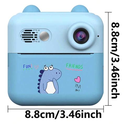 Kinder Sofort-Kamera, für 6-12 Jahre alte Mädchen und Jungen, Digitale ...