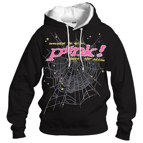 2023 Young Thug Pink Sp5der 555555 Hoodie Men Women 1:1 High Quality ...