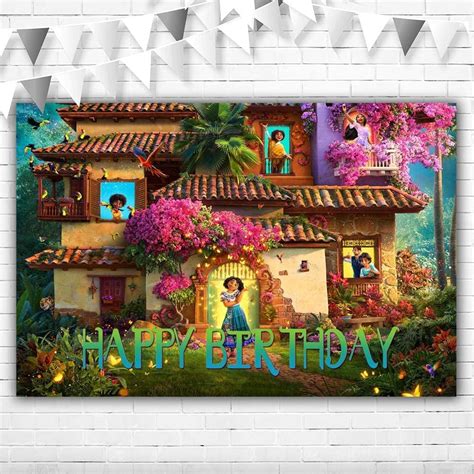 Magical Floral House Backdrops for Party Wall Decor India | Ubuy