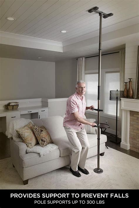 Buy Signature Life Sure Stand Pole, Elderly Tension Mounted Floor to ...