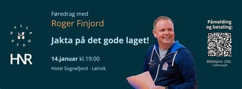 Leirvik: Jakta på det gode laget - Føredrag med Roger Finjord, Hotel ...