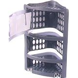 Nayasa Plastic Corner Rack (Dark Ivory) : Amazon.in: Home & Kitchen