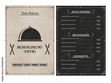 Image result for Menu Front Page