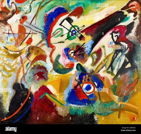 Wassily Kandinsky, Fragment 2 for Composition VII, abstract painting ...