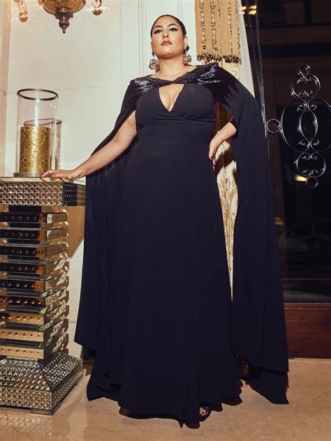 Sakshi Sindwani • Charbon Wing Dress – Rohit Gandhi & Rahul Khanna