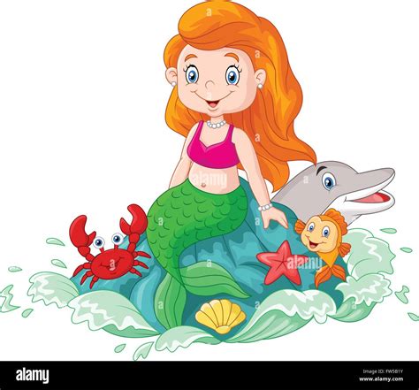 Mermaid sitting on rock hi-res stock photography and images - Alamy