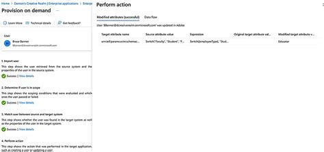 Role sync for Education