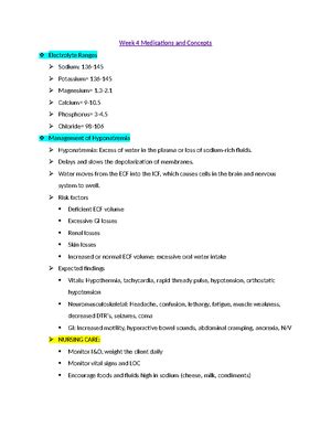 ATI Pharmacology - NOTES - ATI Pharmacology Endocrine System The ...