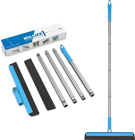 Adjustable Floor Squeegee with Foam and Long Handle Nepal | Ubuy