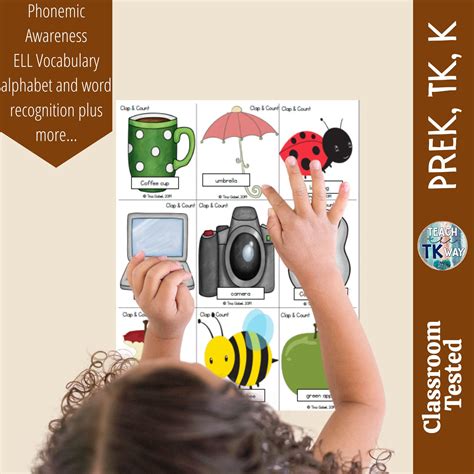 Free Count Syllables Worksheet 的图像结果