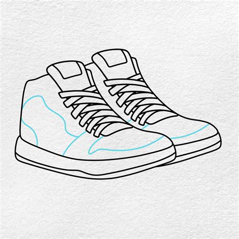 How To Draw Basketball Shoes Easy