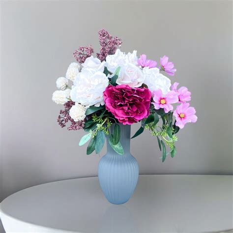Realistic Artificial Garden Flower Arrangements & Bouquets – Seaholly ...