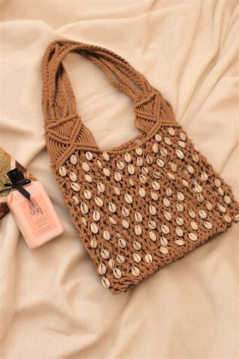 everyday cotton yarn handcrafted macrame bag – Swing Saga