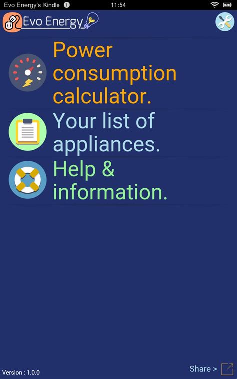 Evo Energy - Electricity Consumption Cost Calculator - App on Amazon ...