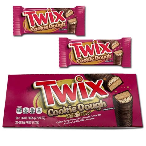 Twix Cookie Dough Cookie Bars 1.36oz - 20ct – I Got Your Candy