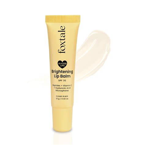 Buy Foxtale SPF 30 Brightening Lip Balm for Dark Lips with Peptides ...