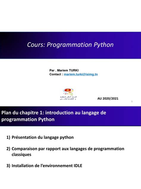 Image result for Python Cours De Programmation