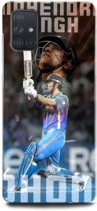 ORBIQE Back Cover for Samsung Galaxy A71 MS DHONI 7, MAHENDRA SINGH ...