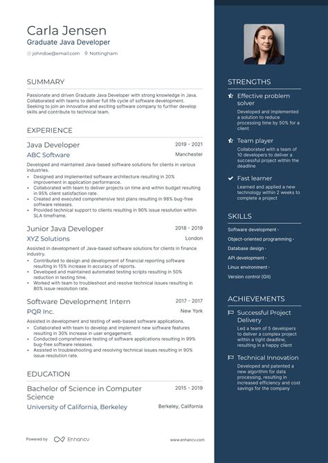 Image result for Java Developer Resume Examples