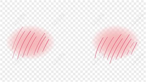 Anime Character Kawaii Blush Blush Round Blush Blush Face Comic ...