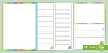 Writing Frames and Templates - Primary Resources - Twinkl