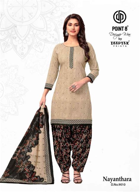 Deeptex Prints Nayanthara Vol-9 Readymade Wholesale Cotton Suit