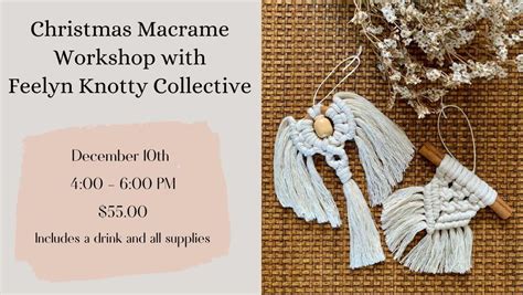 Christmas Macrame ornament with Feelyn Knotty Collective, Valley ...