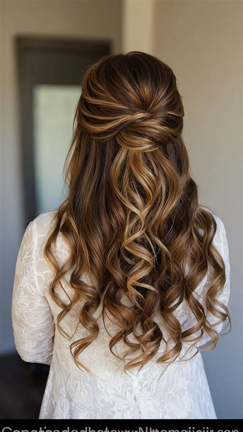 Gorgeous Half Up Half Down Wedding Hairstyles for Every Hair Length ...