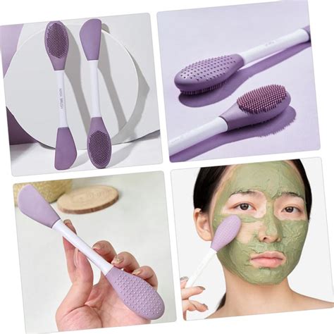 Purchase Double-Headed Silicone Mask Brush | DeoDap