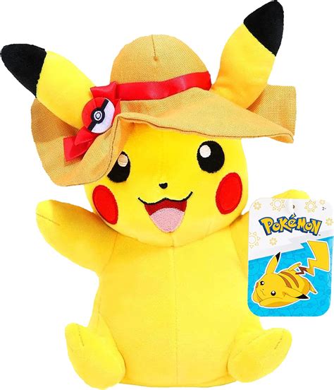 Pokémon 8" Pikachu Plush with Seasonal Hat - Officially Licensed ...