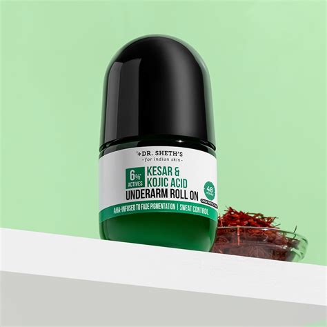 Kesar & Kojic Acid Underarm Roll On - 50ml – Dr Sheth's