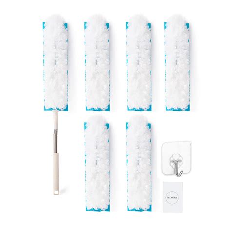 GEDUORIE Disposable Duster Bendable Head Long Handle (21 to 51 inches ...