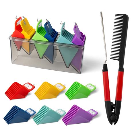 Amazon.com: Extra Long Clipper Guards Set Compatible with Andis Master ...