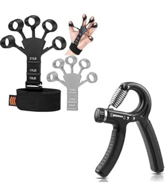 GLOBEXTRA New Finger Gripster Exerciser and Fitness Grip Strength ...