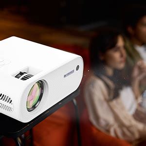 ZEBRONICS LP1000 LED Projector with 3300 Lumens Max, 150-inch Screen ...