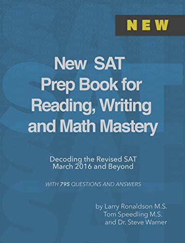 New SAT Prep Book for Reading, Writing and Math Mastery: Decoding the ...