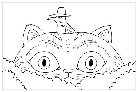 Free Derpy Tiger (Blue Tiger) Coloring Pages – KPop Demon Hunters ...