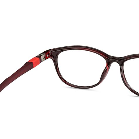 Buy Kids Glasses: Dark Maroon Red Full Rim Rectangle Kids 8-12 yrs Kid ...