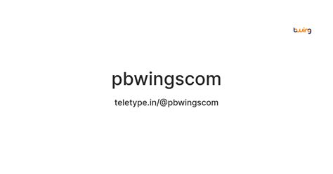 pbwingscom — Teletype