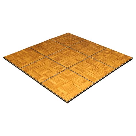 Teak Snaplock Dance Floor Set - Easy Assembly, Portable with Edging ...