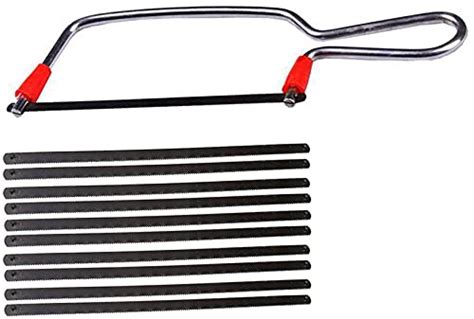 Inditrust Steel Junior Saw Mini Hacksaw Frame with 20 Crown Spare ...