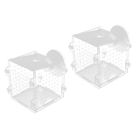 Acrylic Self-floating Fish Fry Breeding Box Hatchery Isolation Incubat ...