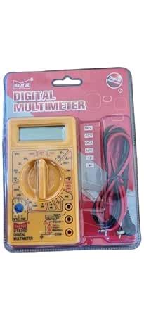 NIA Digital Multimeter (Yellow 2000 Counts) Digital Multimeter LCD AC ...