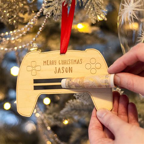 Games Controller Money Holder Christmas Tree Decoration By Love Lumi Ltd