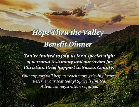 Hope Thru the Valley Benefit Dinner, Farmstead Golf & Country Club ...